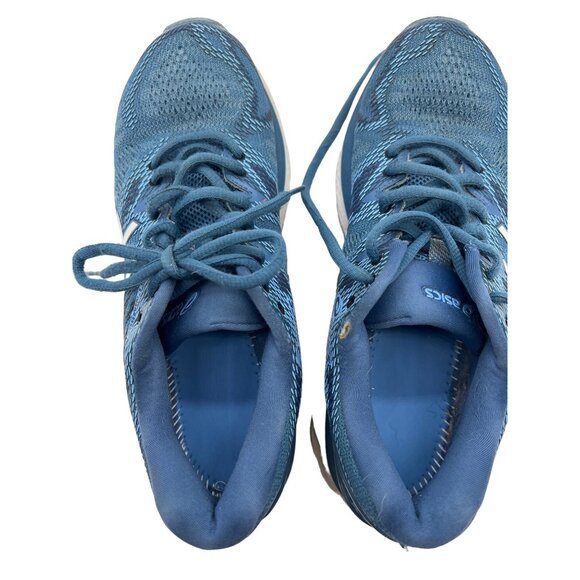 Asics Gel-Nimbus 20 Womens Running Shoes Size 7 Blue Lightweight Breathable Mesh - Picture 6 of 7